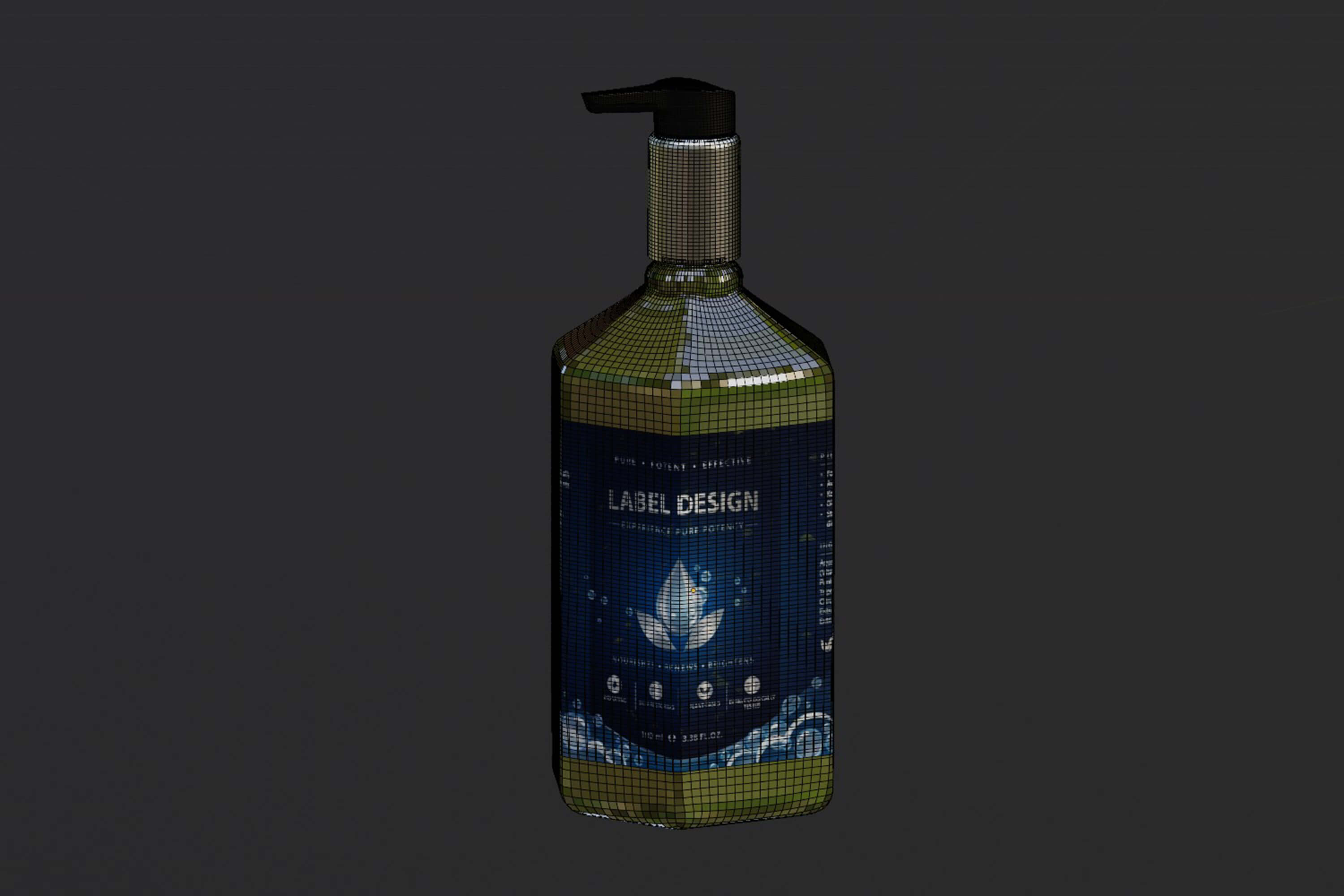Soap Dispenser Bottle 3D Model