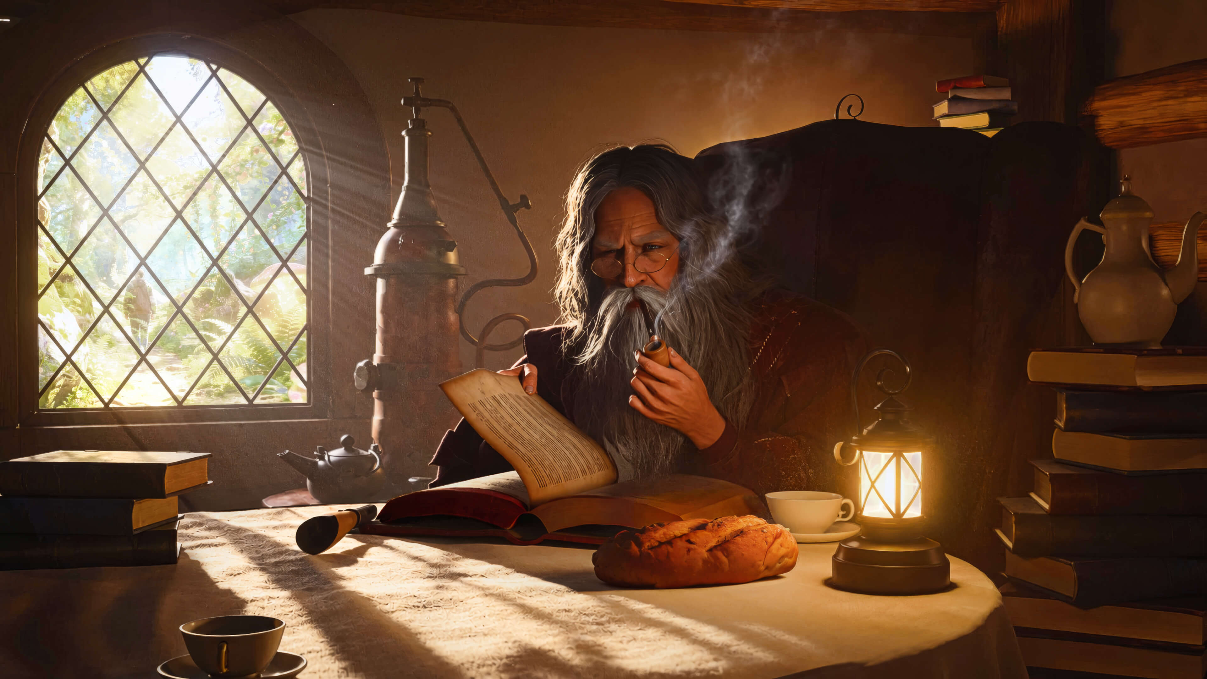 Pursuit of Knowledge 3D Render, Digital Artwork by SeannyOg