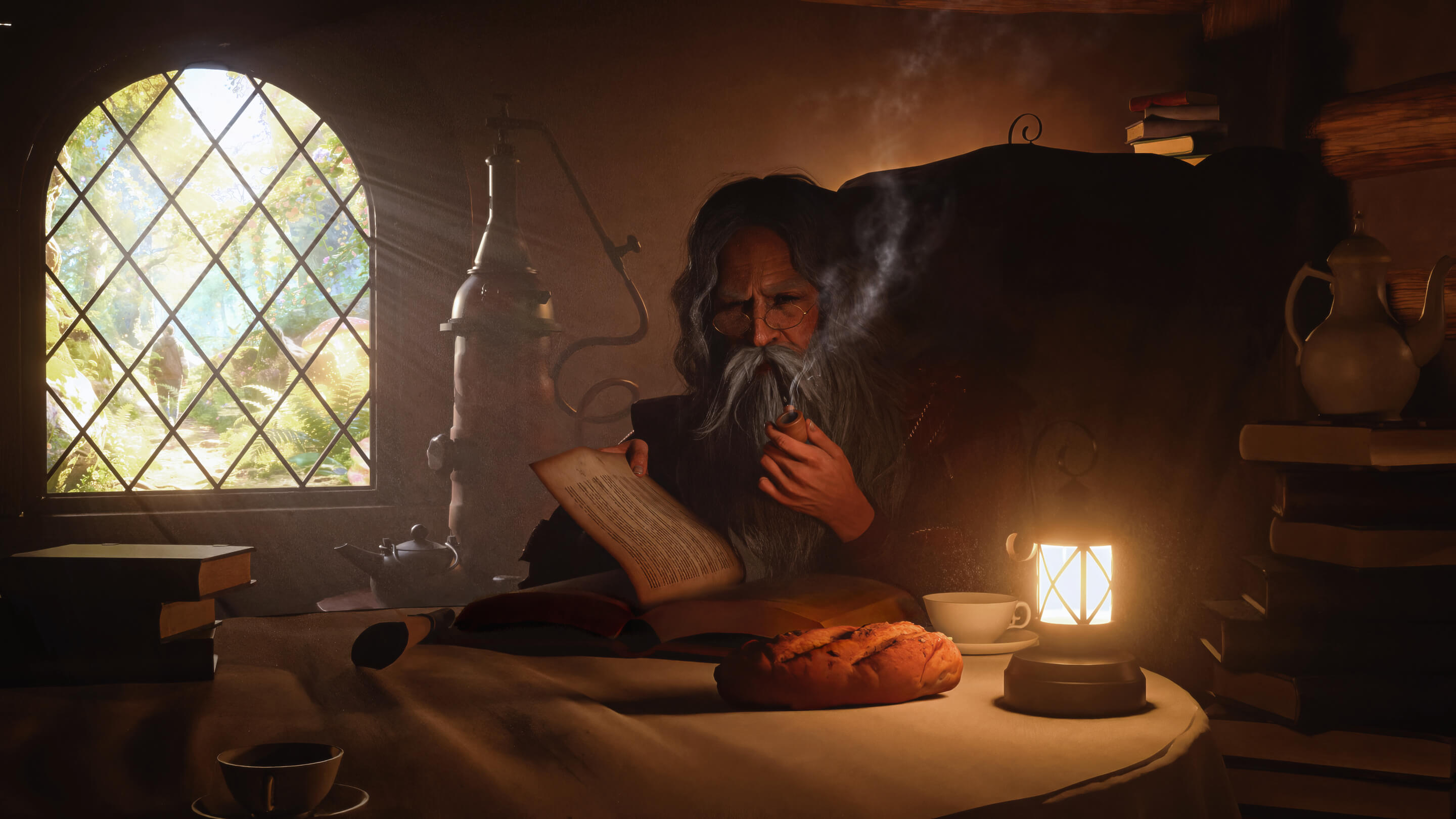 Pursuit of Knowledge 3D Render, Digital Artwork by SeannyOg