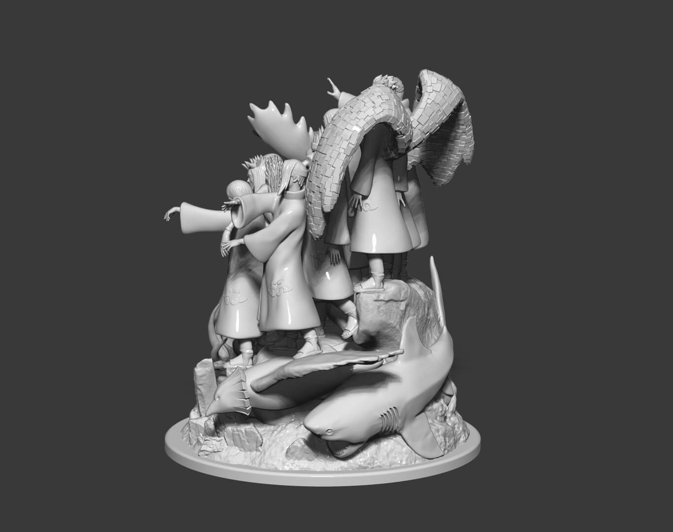 Akatsuki Diorama 3D Model