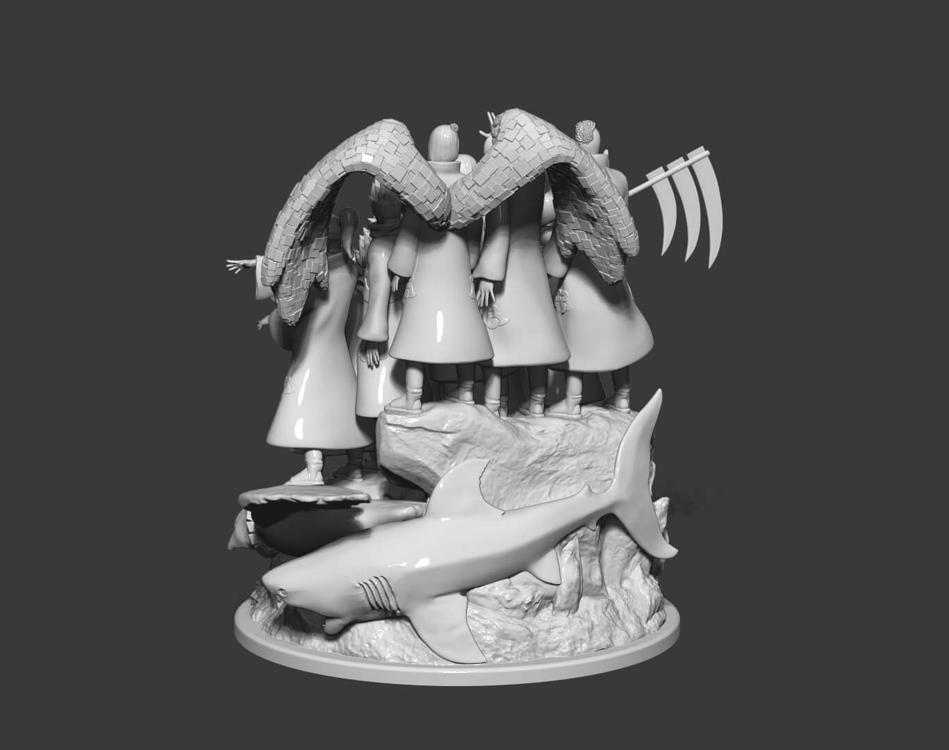 Akatsuki Diorama 3D Model