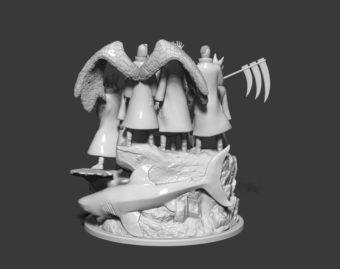 Akatsuki Diorama 3D Model