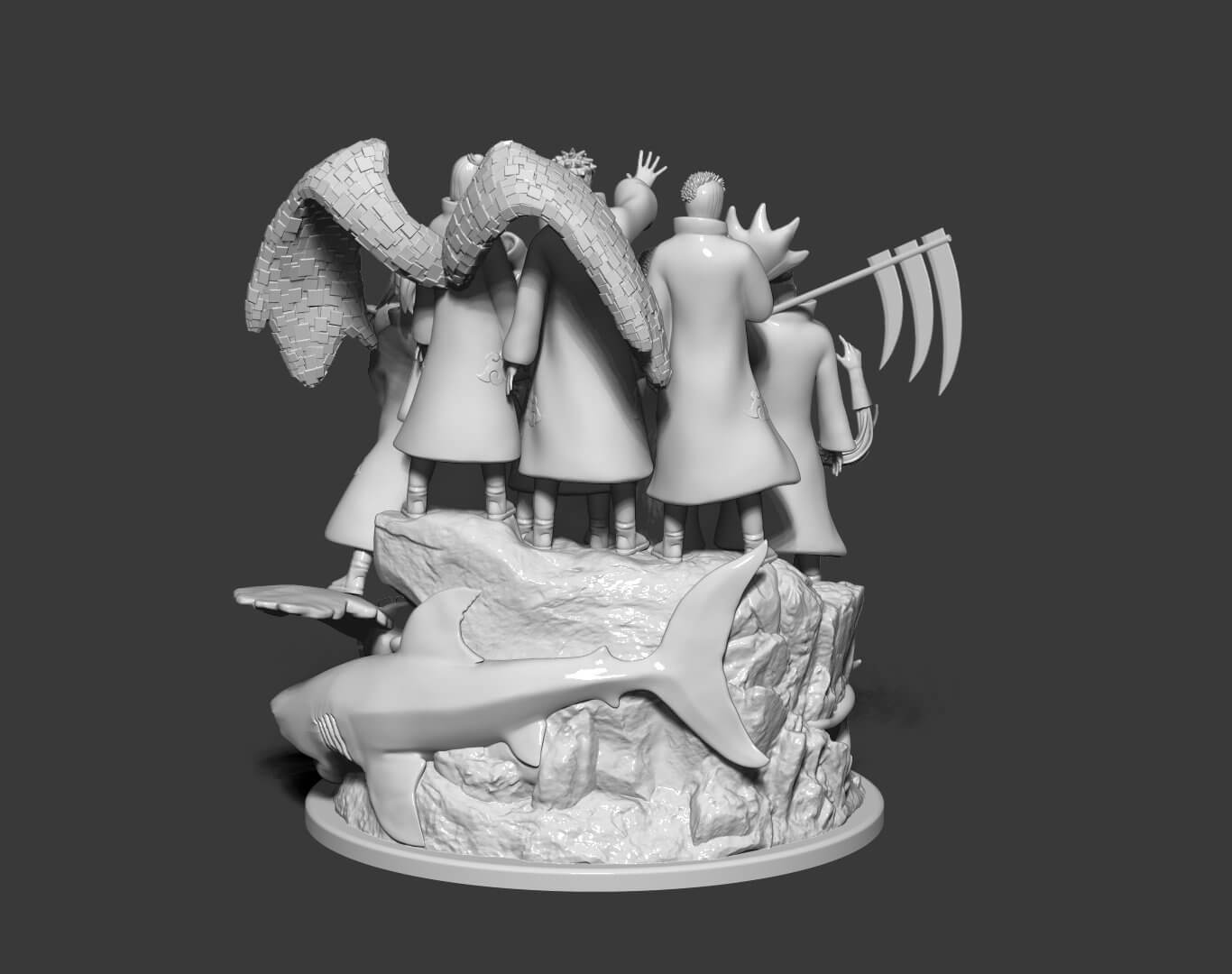 Akatsuki Diorama 3D Model