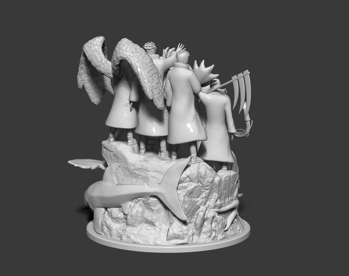 Akatsuki Diorama 3D Model