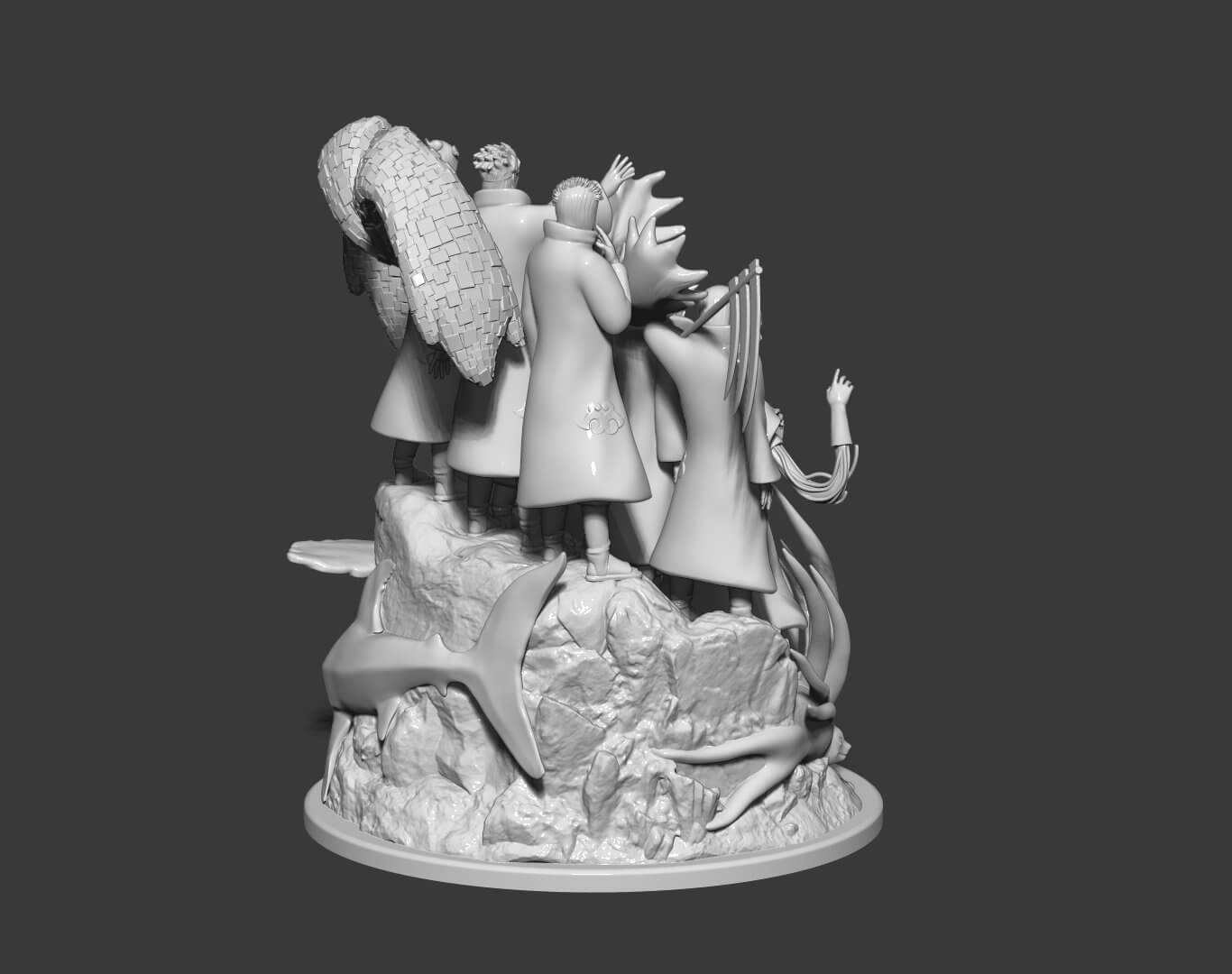Akatsuki Diorama 3D Model