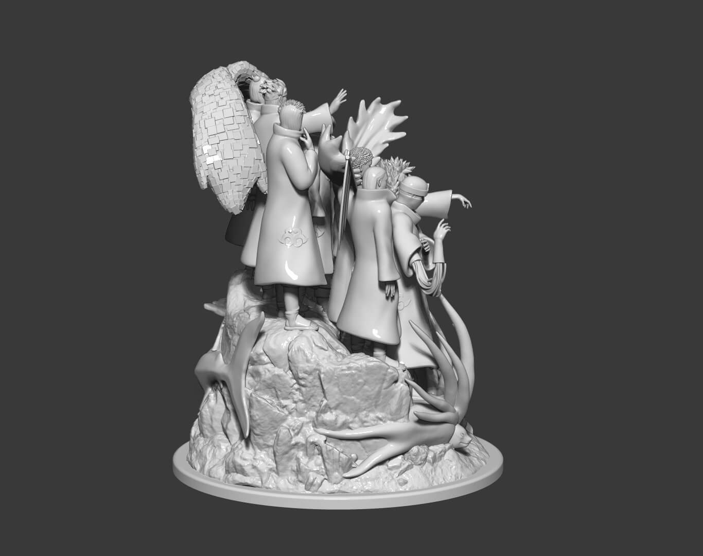 Akatsuki Diorama 3D Model