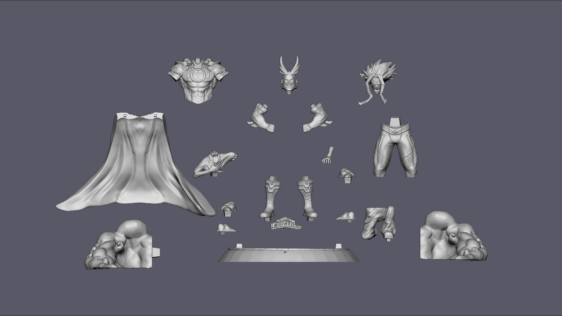 All Might My Hero Academia 3D Model
