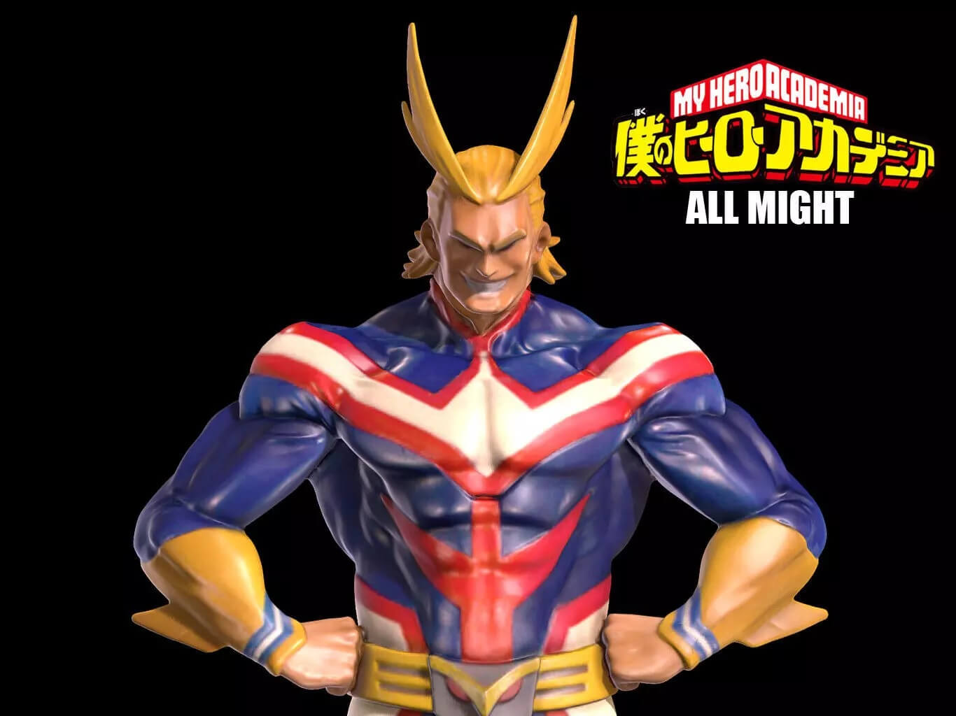 All Might My Hero Academia 3D Model