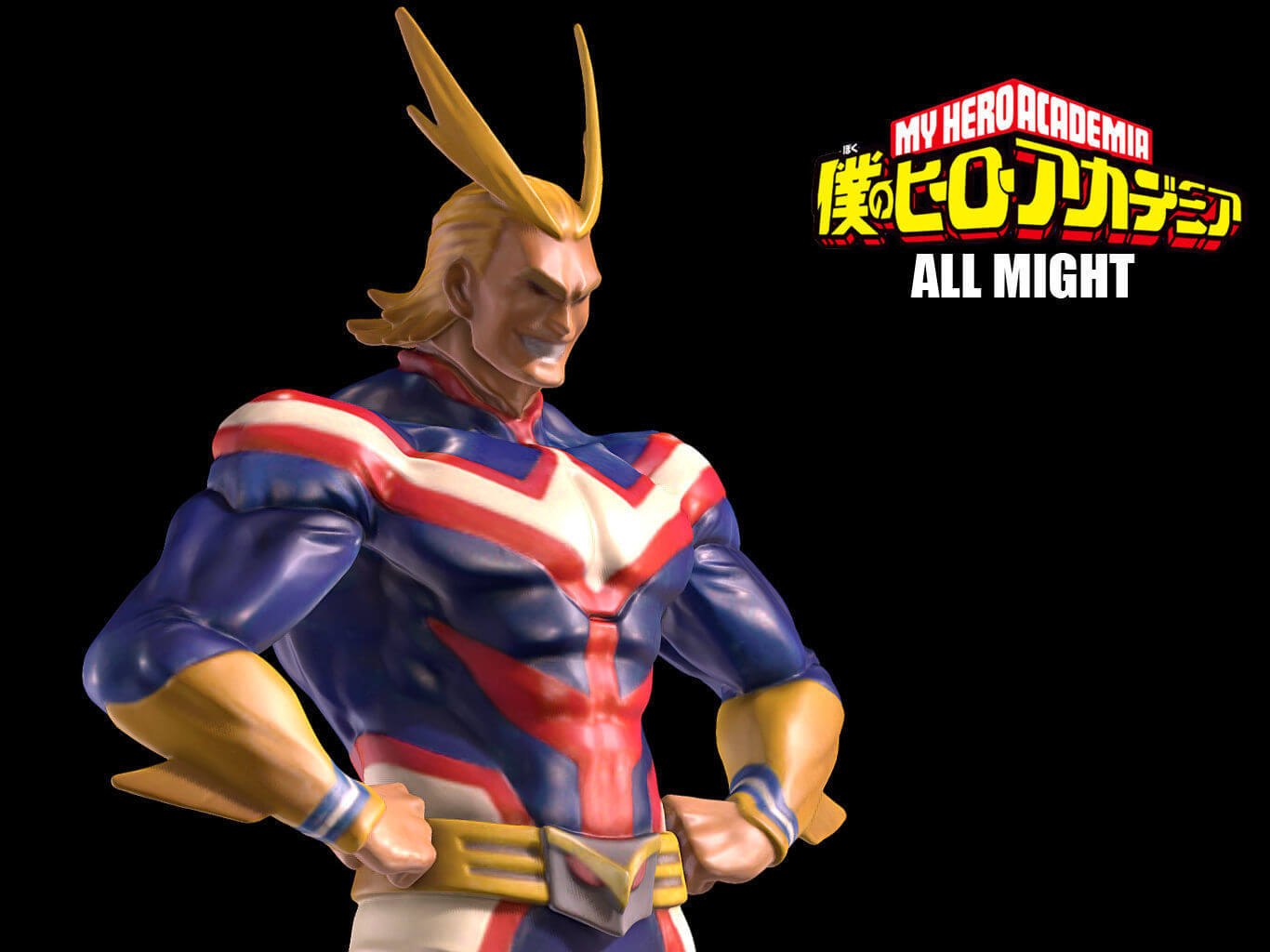 All Might My Hero Academia 3D Model