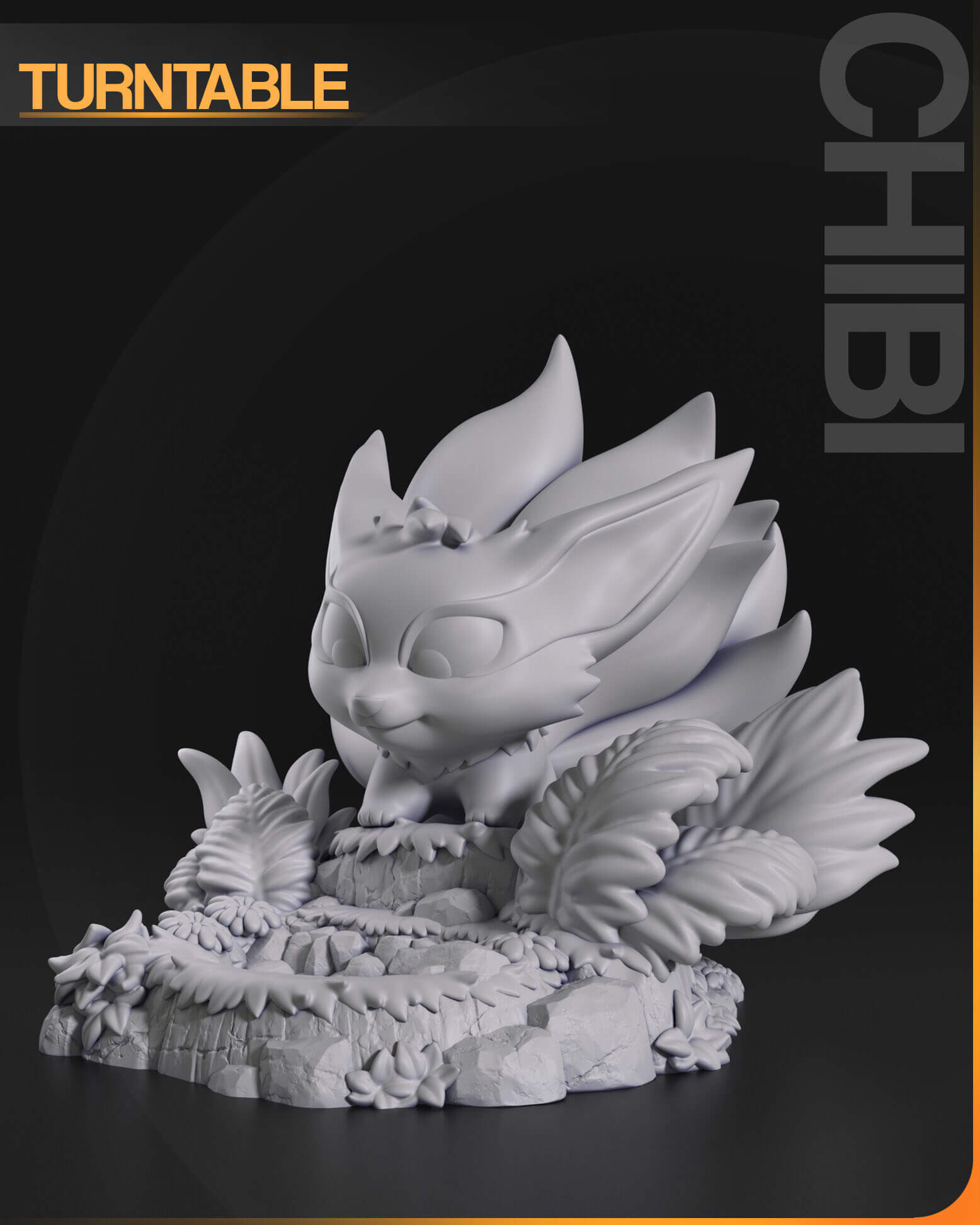 Chibi Kurama - Naruto 3D Model