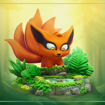 Chibi Kurama - Naruto