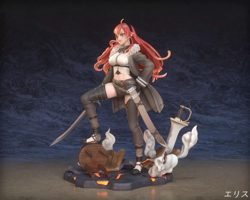 Eris Greyrat - Mushoku Tensei Anime Figurine 3D Model