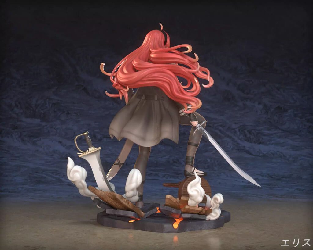 Eris Greyrat - Mushoku Tensei Anime Figurine 3D Model