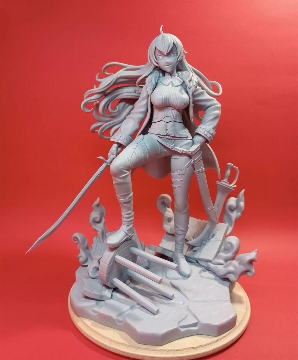 Eris Greyrat - Mushoku Tensei Anime Figurine 3D Model