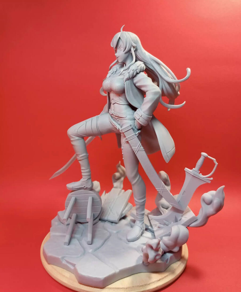 Eris Greyrat - Mushoku Tensei Anime Figurine 3D Model