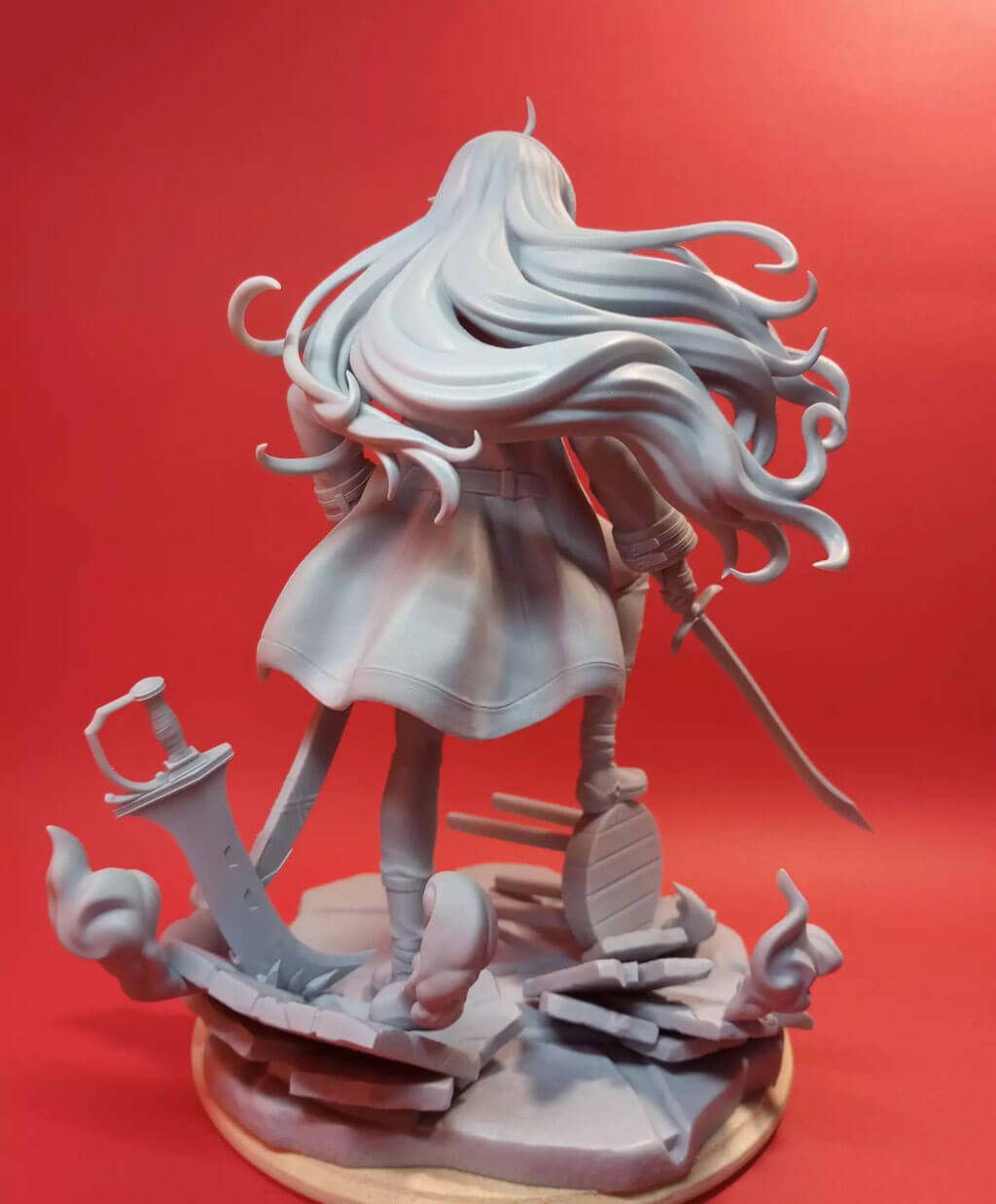 Eris Greyrat - Mushoku Tensei Anime Figurine 3D Model