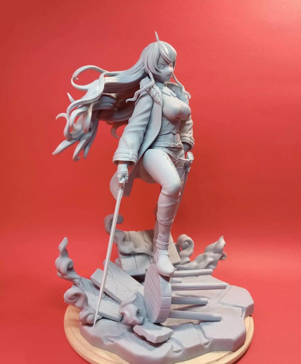 Eris Greyrat - Mushoku Tensei Anime Figurine 3D Model