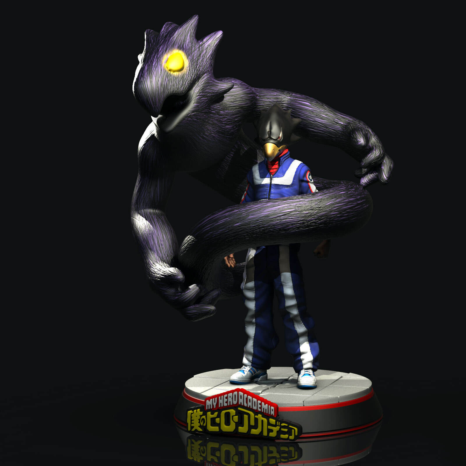 Fumikage Tokoyami 3D Model