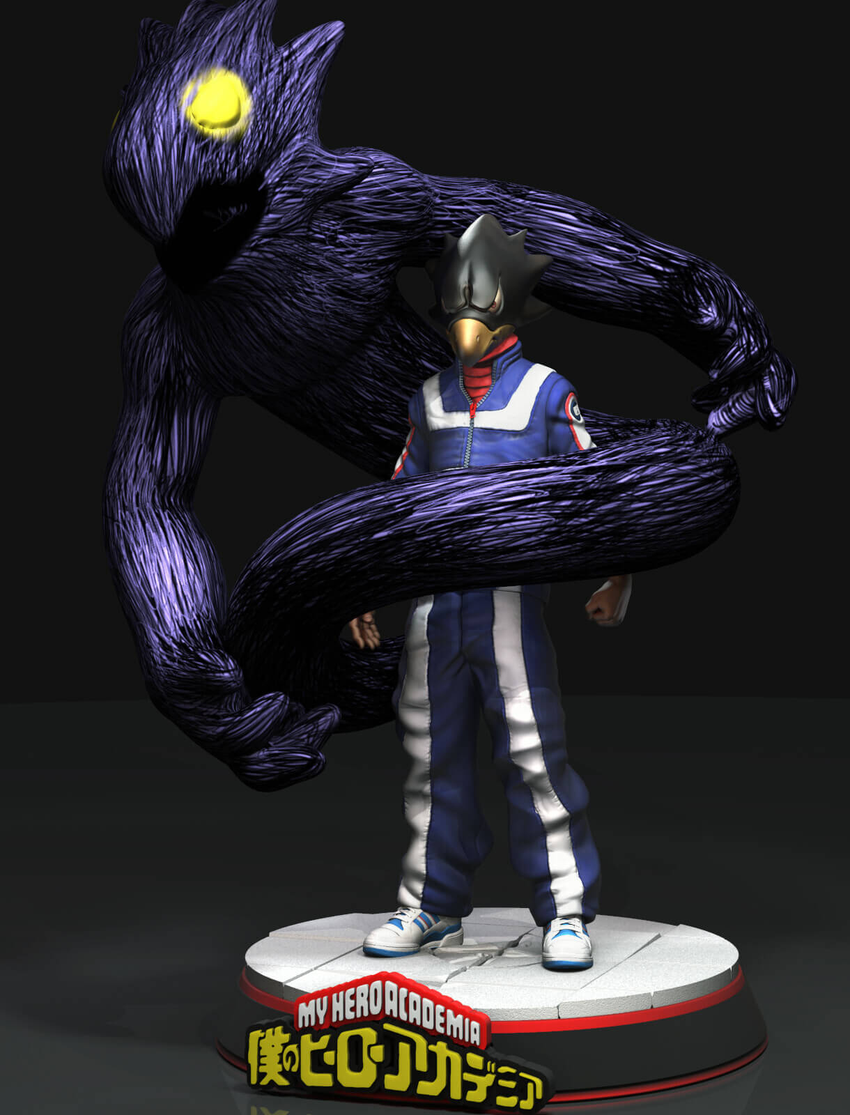 Fumikage Tokoyami 3D Model
