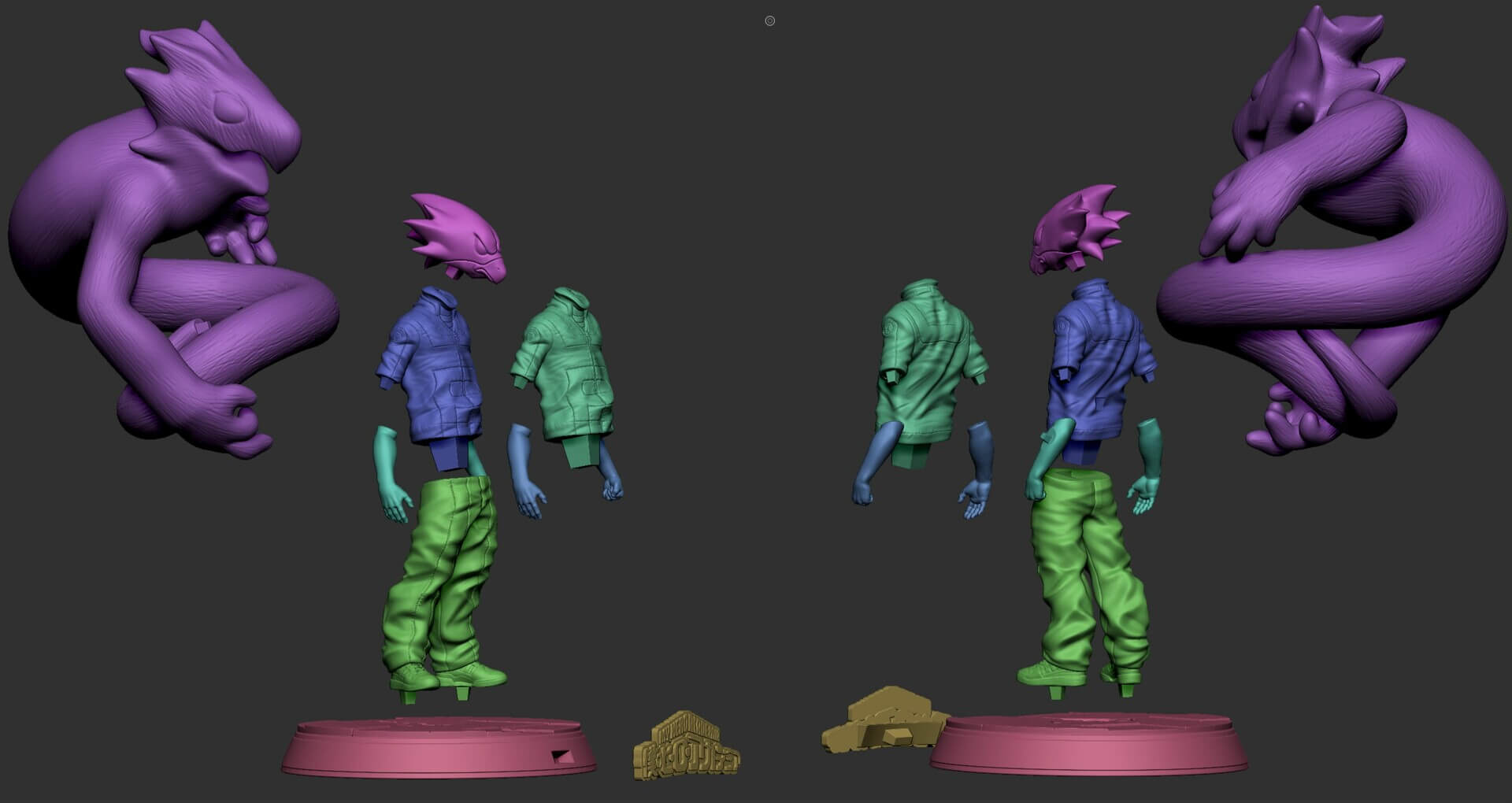 Fumikage Tokoyami 3D Model