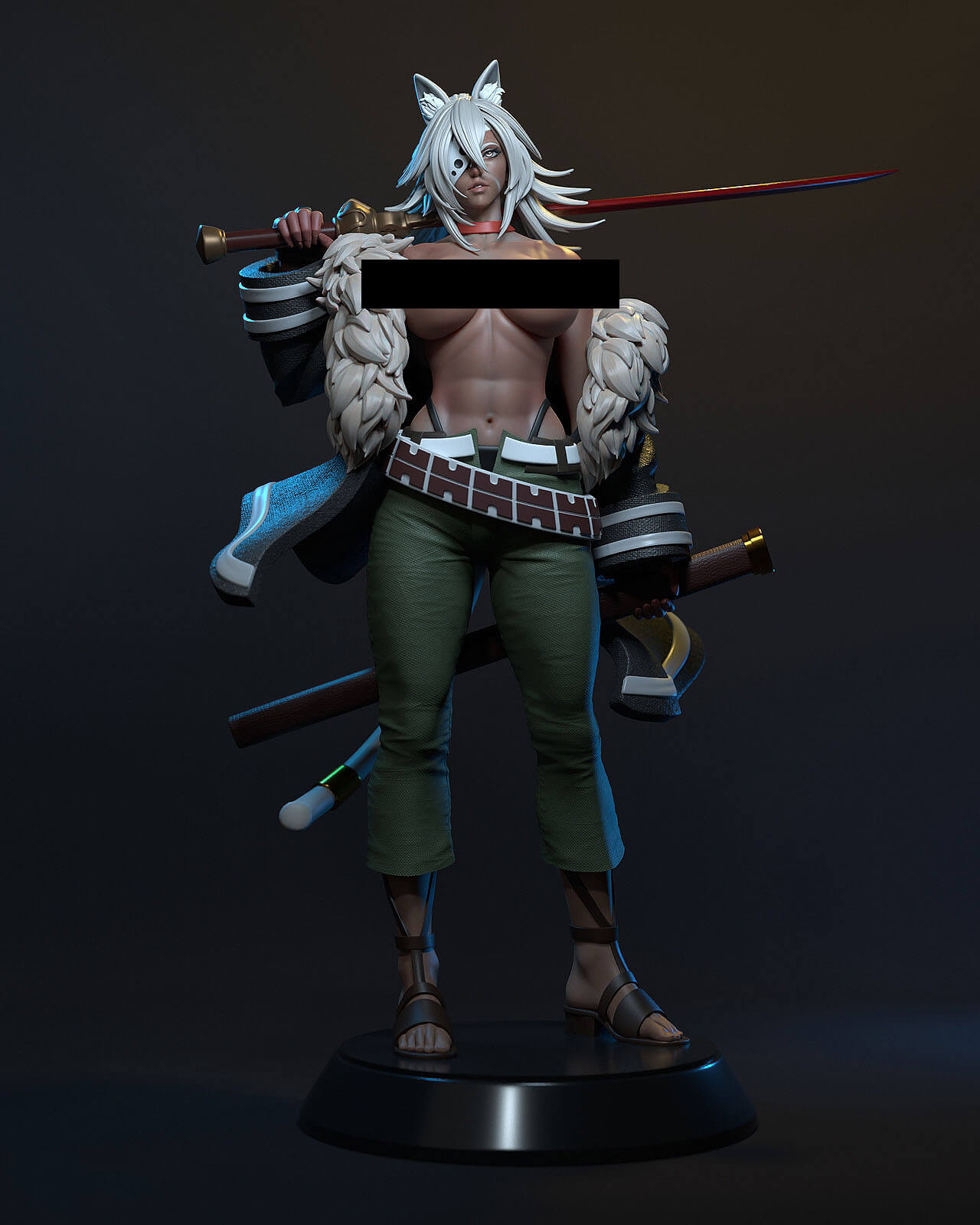 Ghislaine Dedoldia - Mushoku Tensei 3D Model