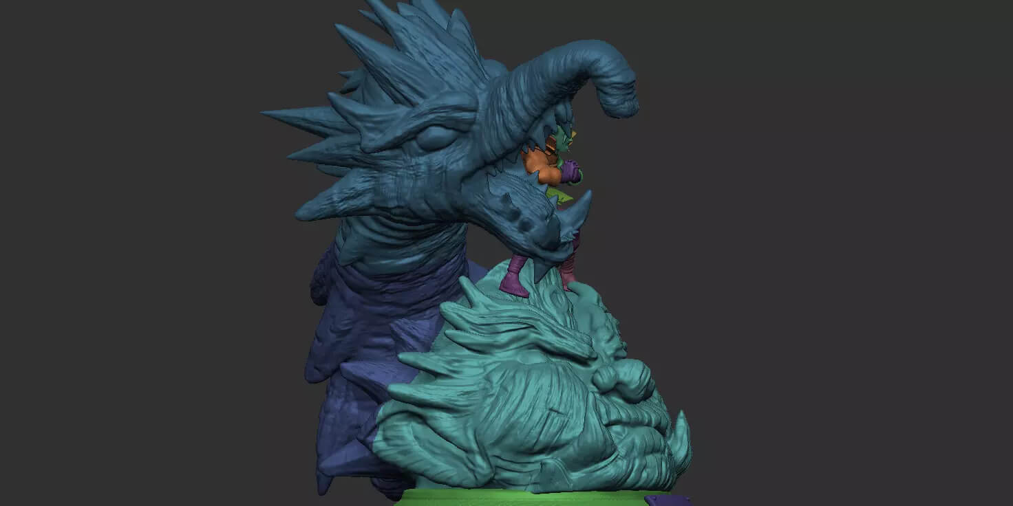Hashirama Senju Wood Dragon 3D Model