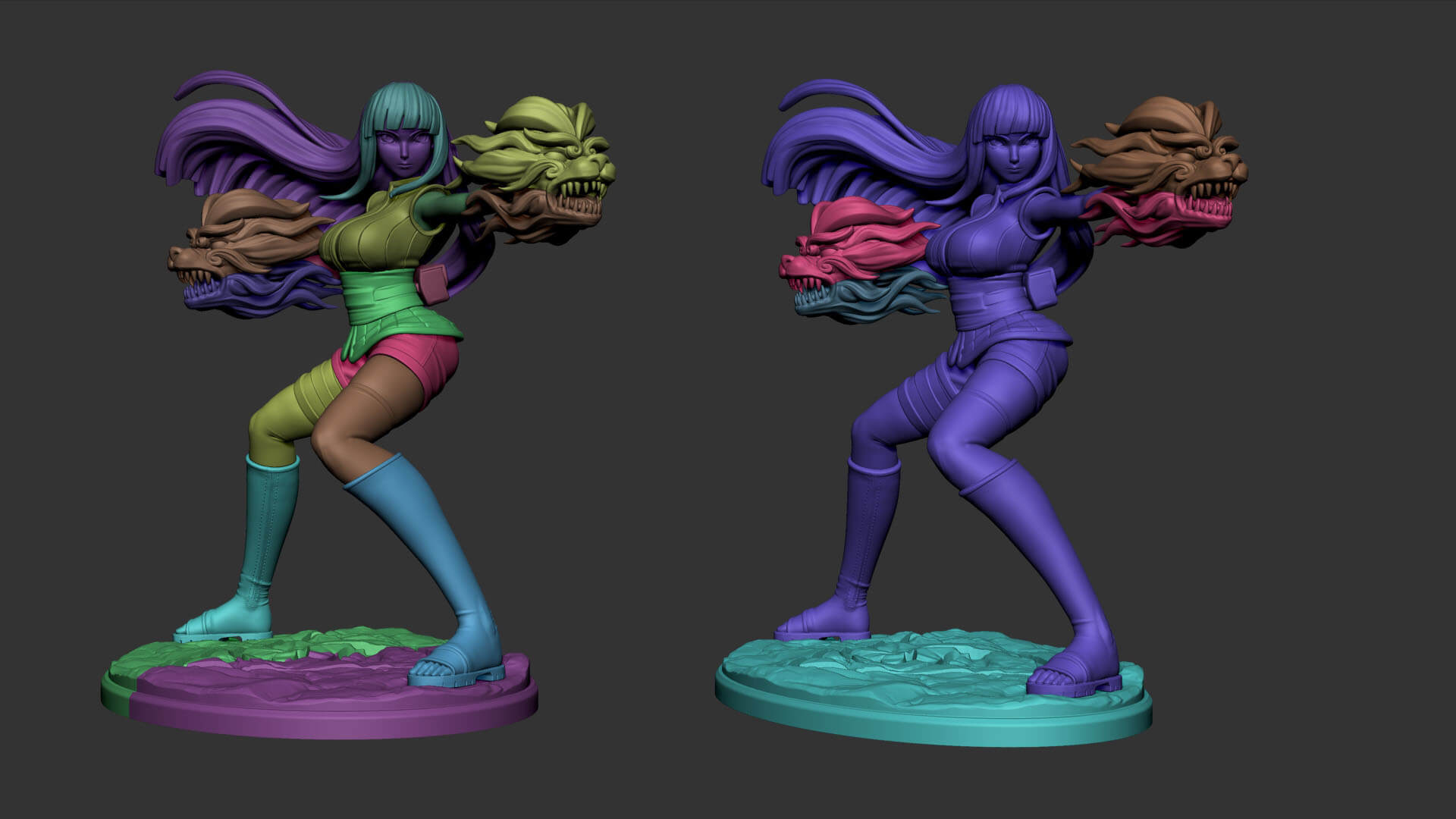 Hinata Naruto 3D Model