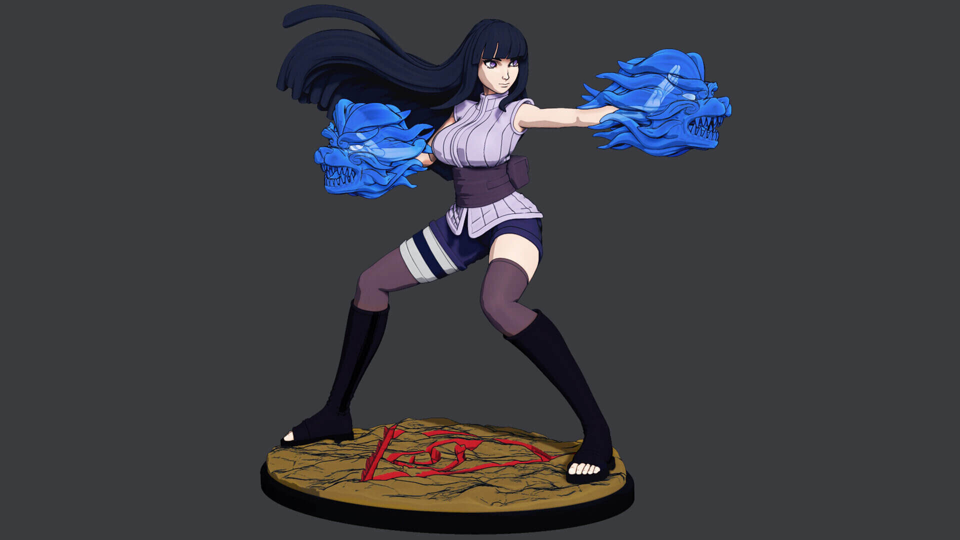 Hinata Naruto 3D Model