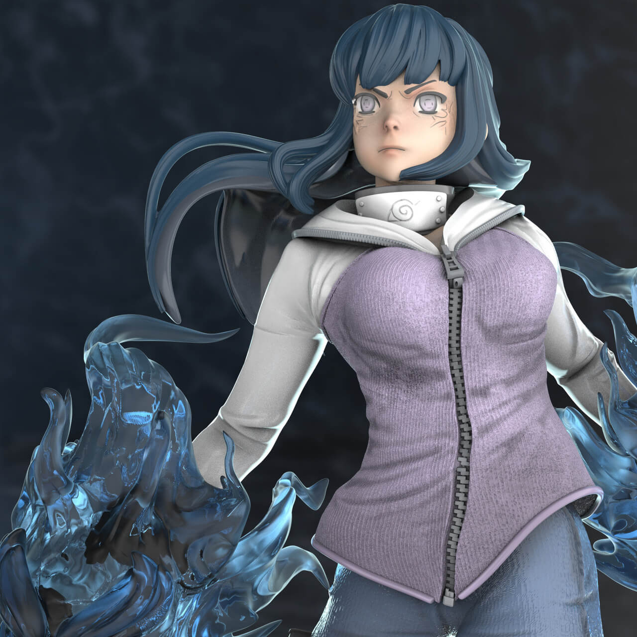 Hinata - Naruto 3D Model