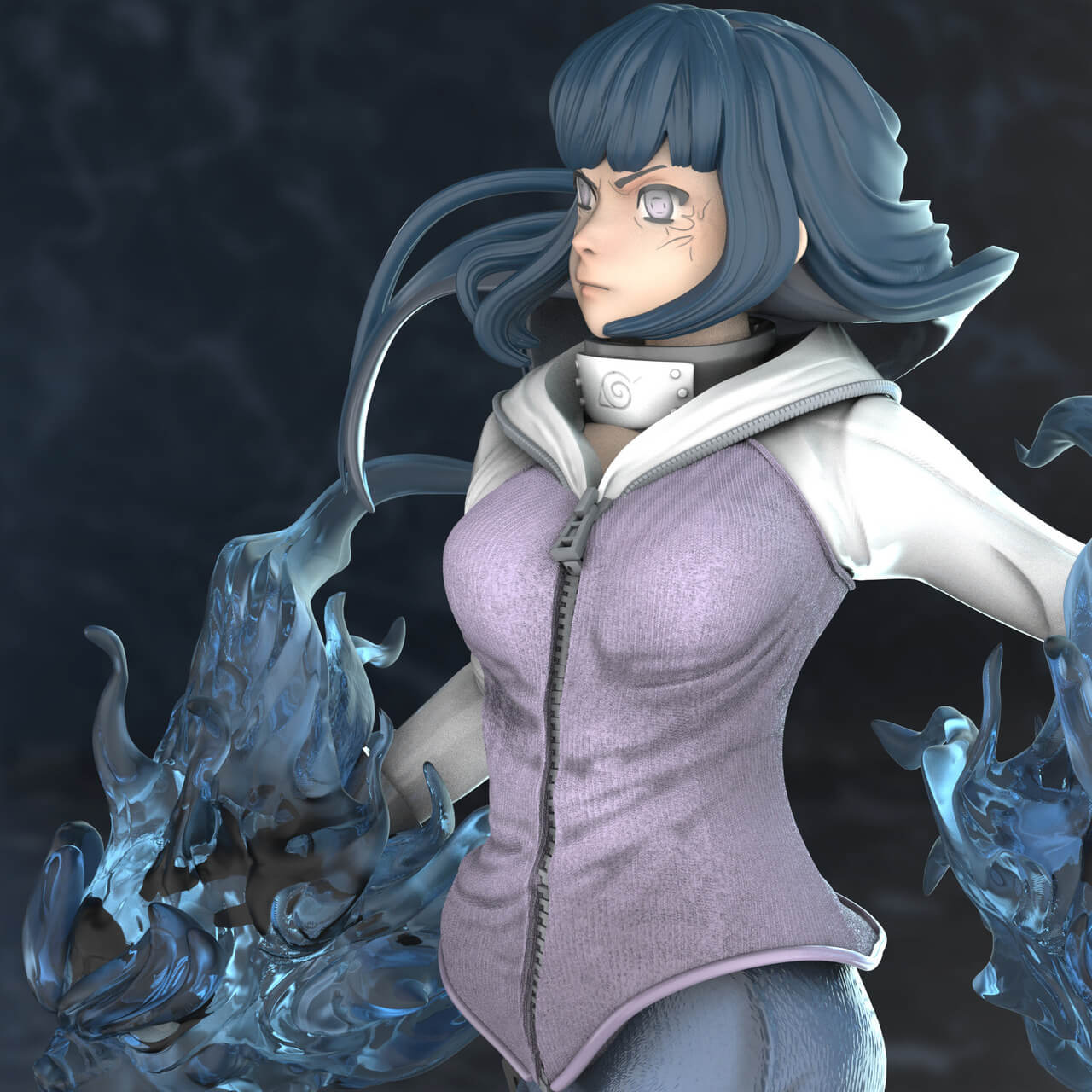 Hinata - Naruto 3D Model