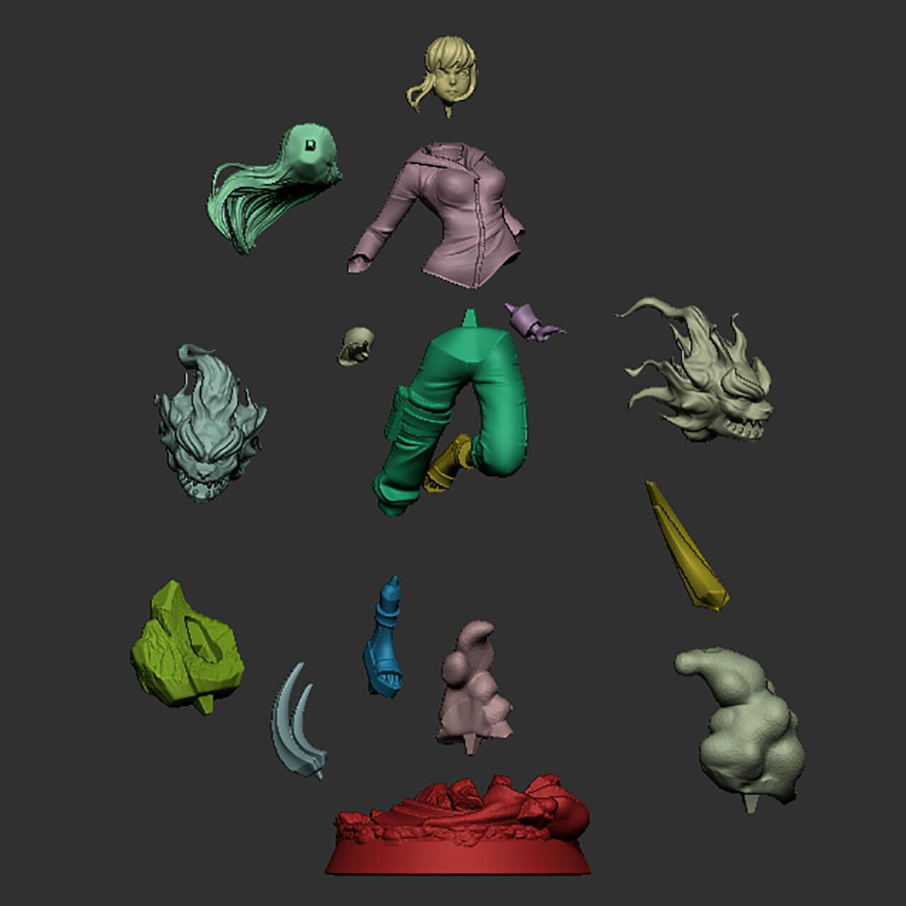 Hinata - Naruto 3D Model
