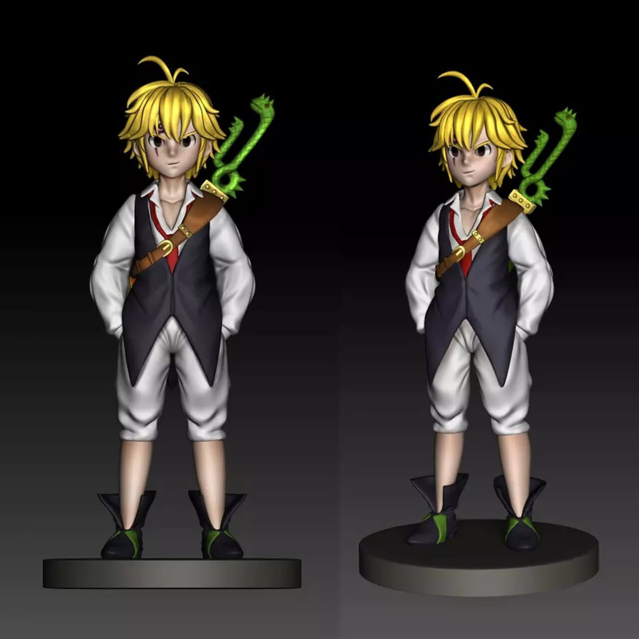 Meliodas &ndash The Seven Deadly Sins 3D Model