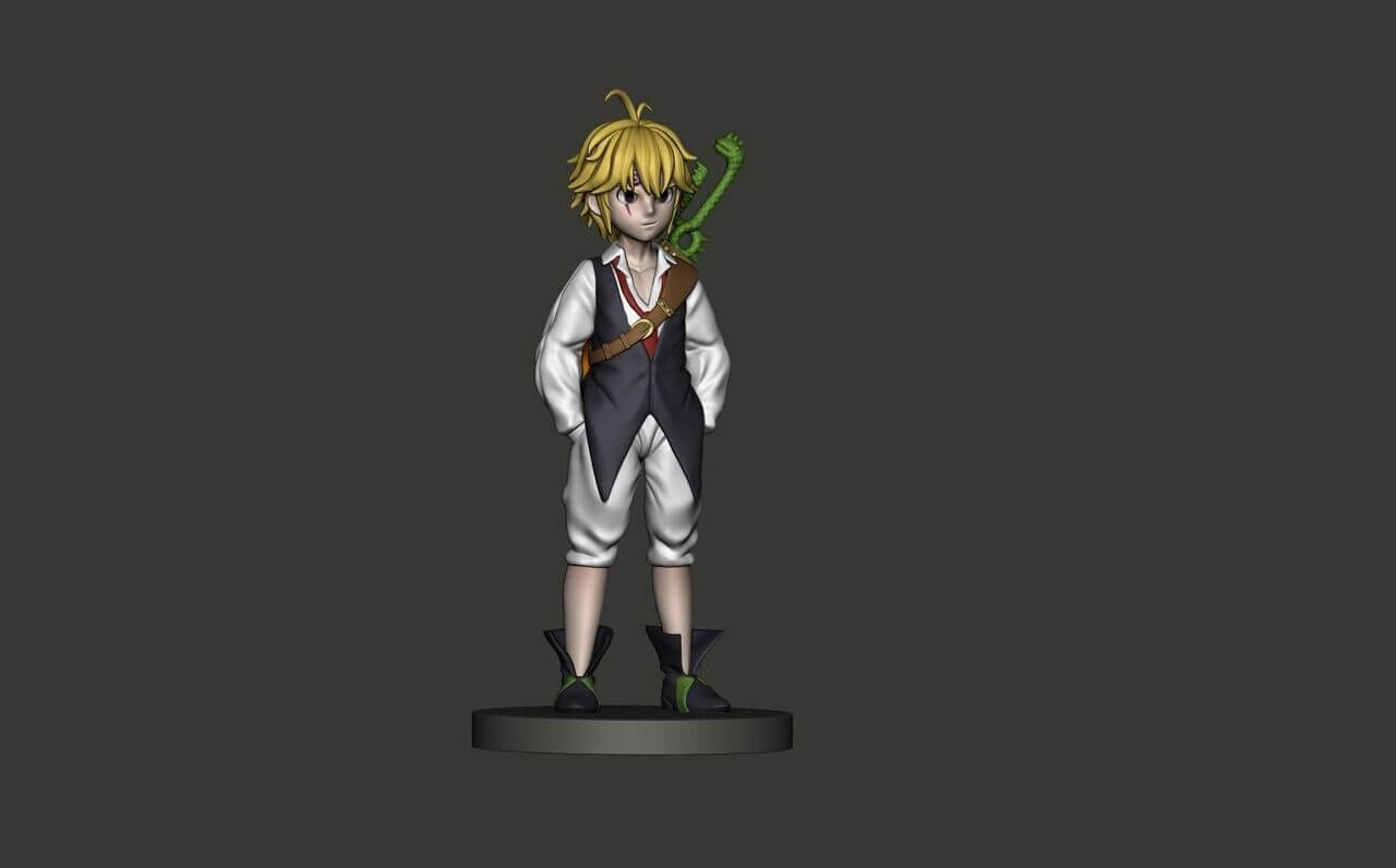Meliodas &ndash The Seven Deadly Sins 3D Model