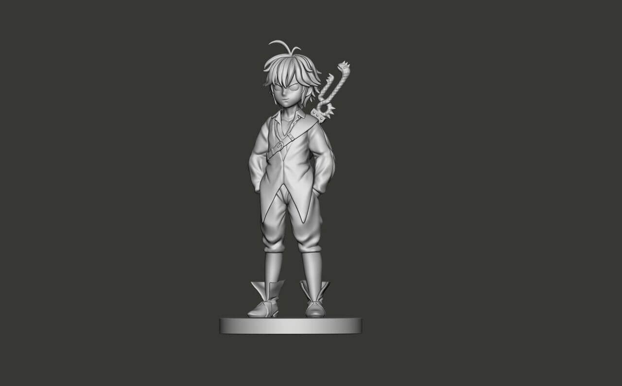 Meliodas &ndash The Seven Deadly Sins 3D Model