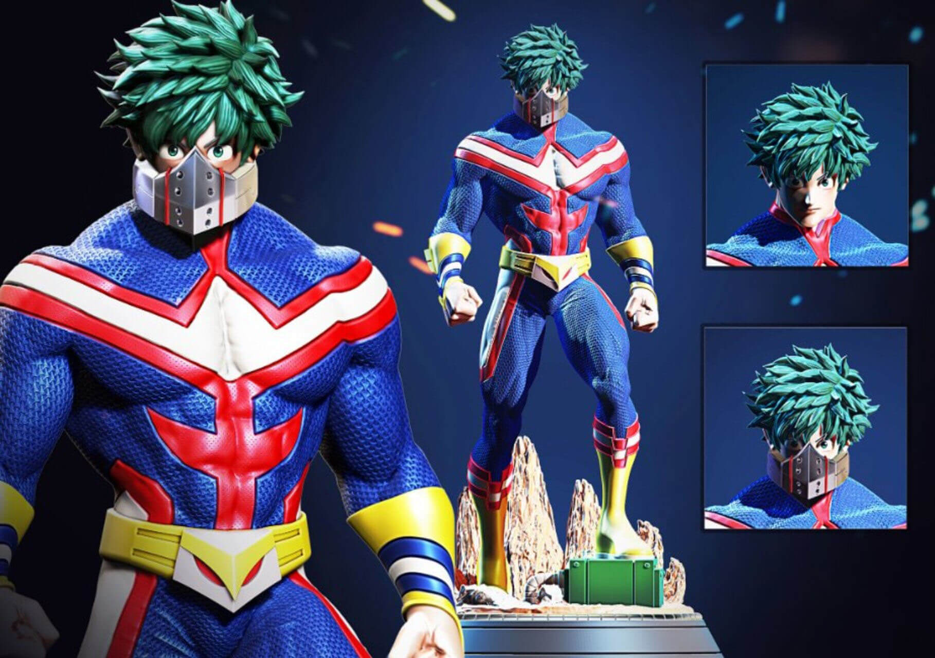 Midoriya Izuku My Hero Academia 3D Model