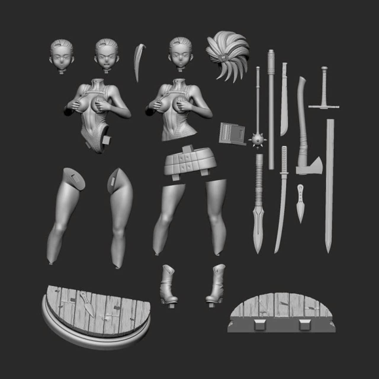 Momo Yaoyorozu My Hero Academia 3D Model