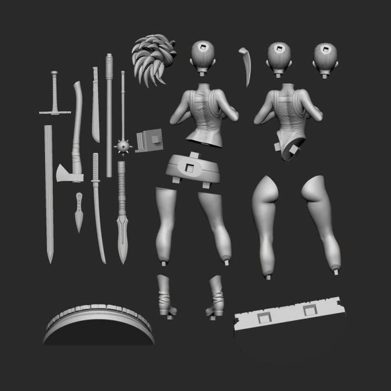 Momo Yaoyorozu My Hero Academia 3D Model