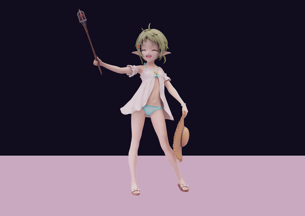 Mushoku Tensei - Sylphiette 3D Model