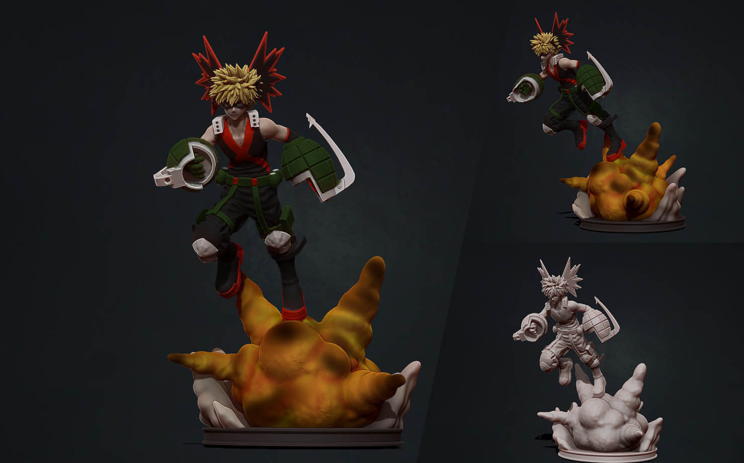 My Hero Academia - Bakugo 3D Model