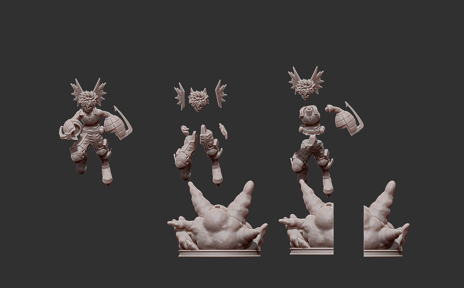 My Hero Academia - Bakugo 3D Model