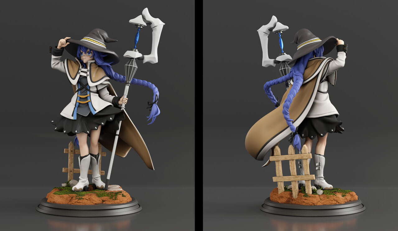 Roxy - Mushoku Tensei Jobless Reincarnation Fanart 3D Model
