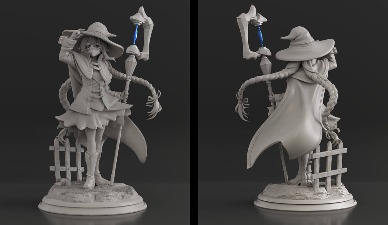 Roxy - Mushoku Tensei Jobless Reincarnation Fanart 3D Model