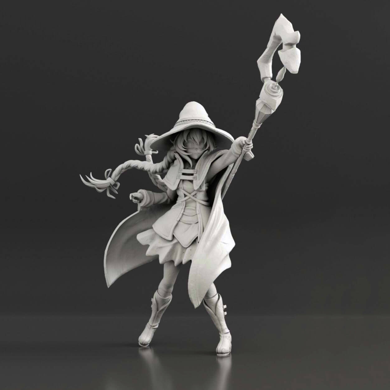 Roxy Standing 3D Model