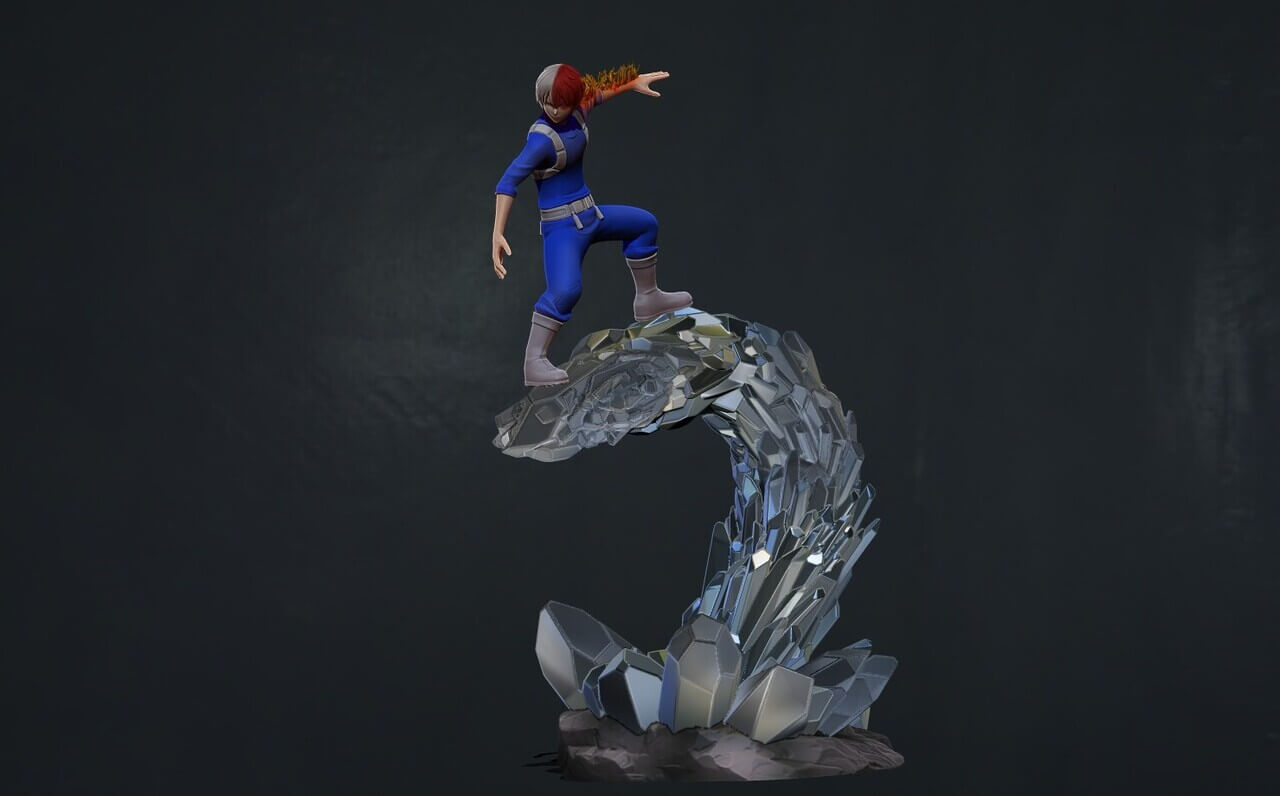Shoto Todoroki 3D Model