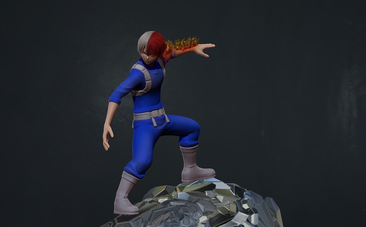 Shoto Todoroki 3D Model