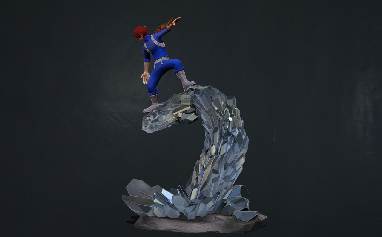 Shoto Todoroki 3D Model