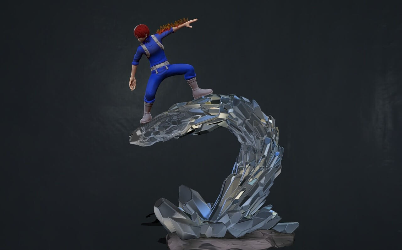 Shoto Todoroki 3D Model