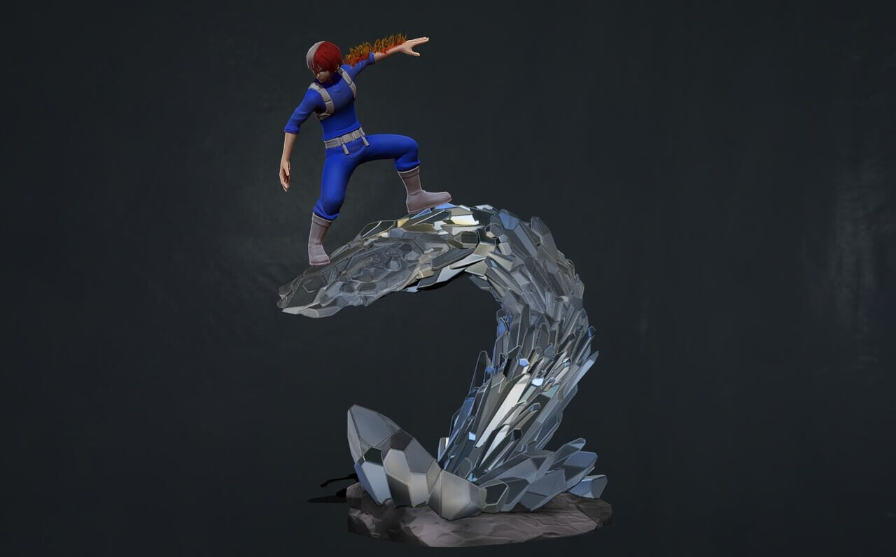Shoto Todoroki 3D Model