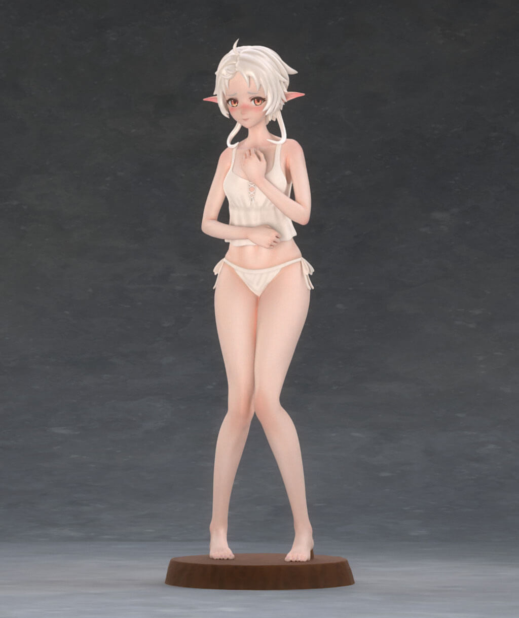 Sylphiette Mushoku Tensei 3D Model