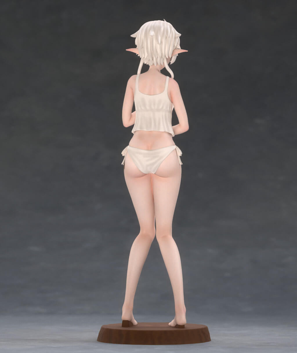 Sylphiette Mushoku Tensei 3D Model